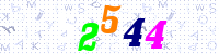 Blue Captcha Image