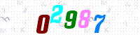Blue Captcha Image