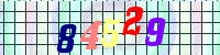 Blue Captcha Image