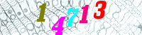 Blue Captcha Image