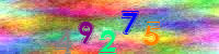 Blue Captcha Image