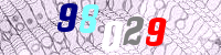 Blue Captcha Image