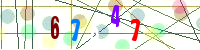 Blue Captcha Image
