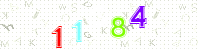 Blue Captcha Image