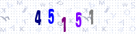 Blue Captcha Image