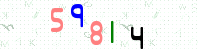 Blue Captcha Image