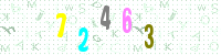 Blue Captcha Image
