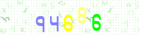 Blue Captcha Image