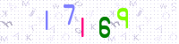 Blue Captcha Image