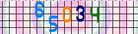 Blue Captcha Image