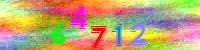 Blue Captcha Image