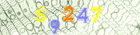 Blue Captcha Image