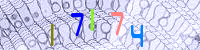Blue Captcha Image