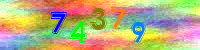 Blue Captcha Image