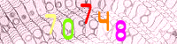 Blue Captcha Image