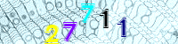 Blue Captcha Image