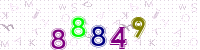 Blue Captcha Image