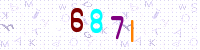 Blue Captcha Image