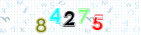 Blue Captcha Image