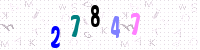 Blue Captcha Image