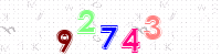 Blue Captcha Image