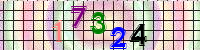 Blue Captcha Image
