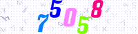 Blue Captcha Image