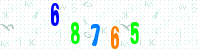Blue Captcha Image