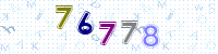 Blue Captcha Image