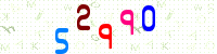 Blue Captcha Image