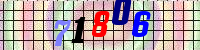 Blue Captcha Image