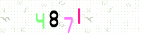 Blue Captcha Image