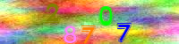 Blue Captcha Image