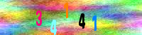 Blue Captcha Image