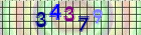 Blue Captcha Image