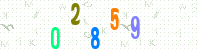Blue Captcha Image