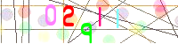 Blue Captcha Image